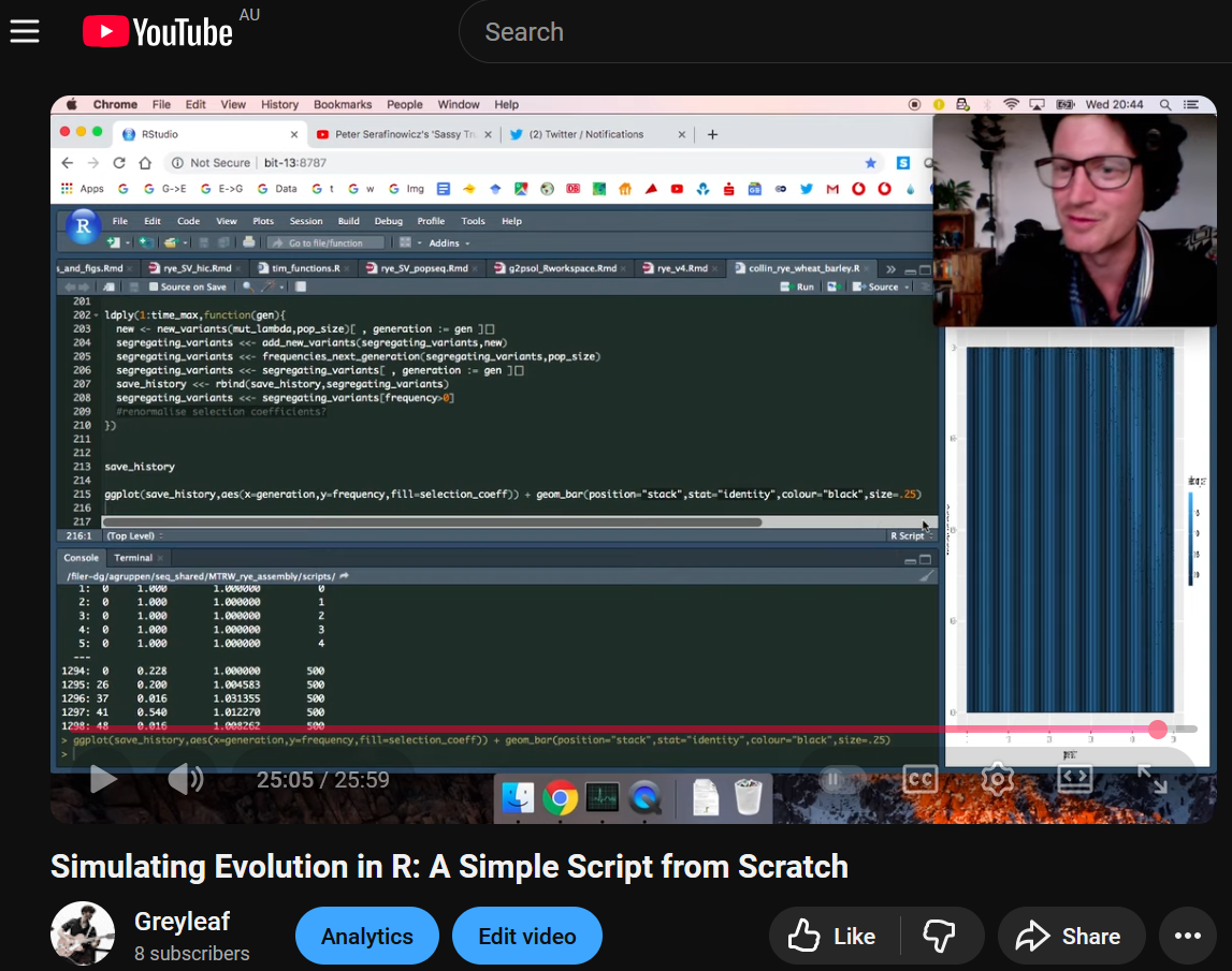 I produce digital media and training tools, and intend to go live with some publicly-available training videos soon!